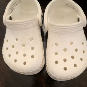 Kids White Clogs